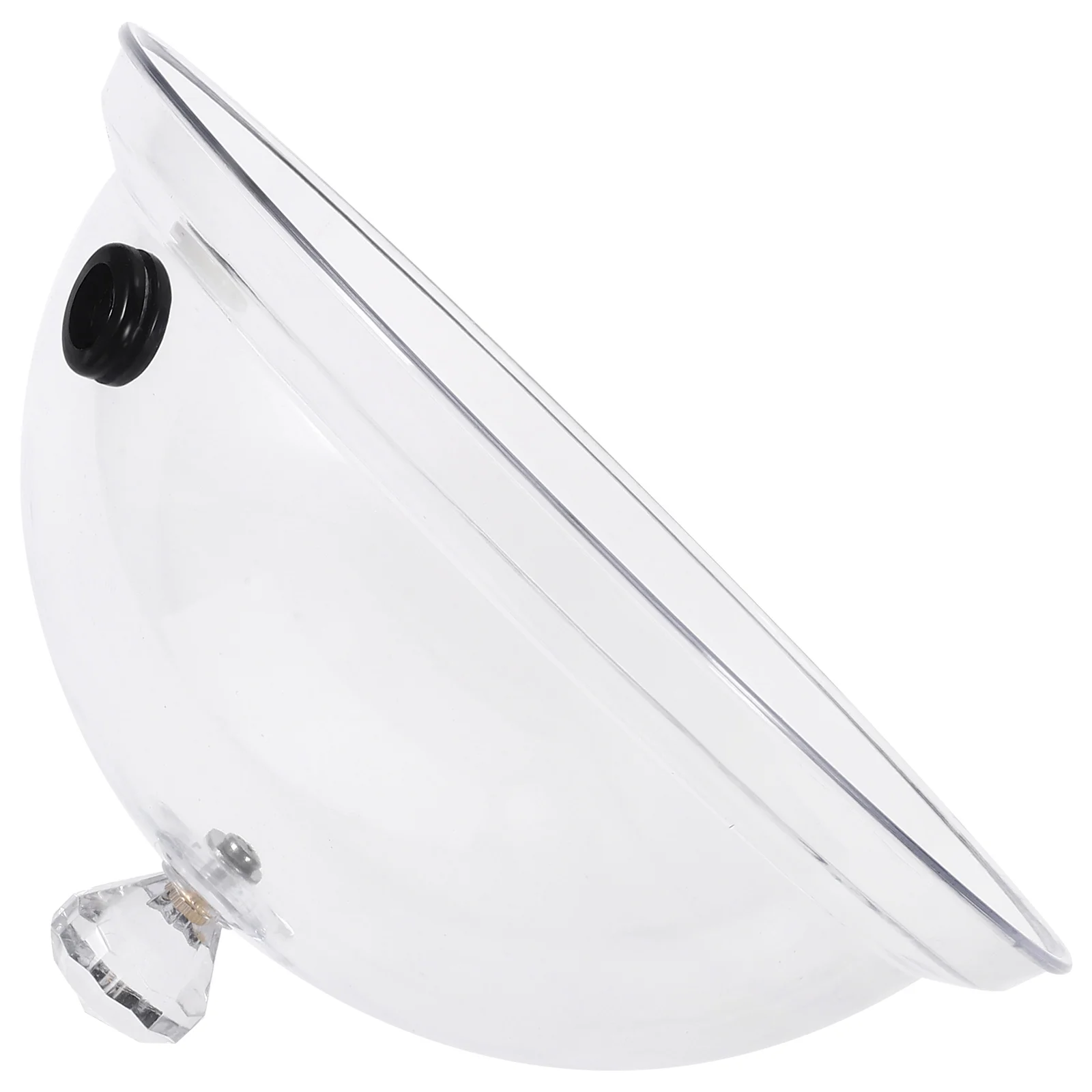 

2Pcs Food Smoke Lid Cold Resistant Transparent Cover Creative Kitchen Accessory for Dessert and Western Cuisine