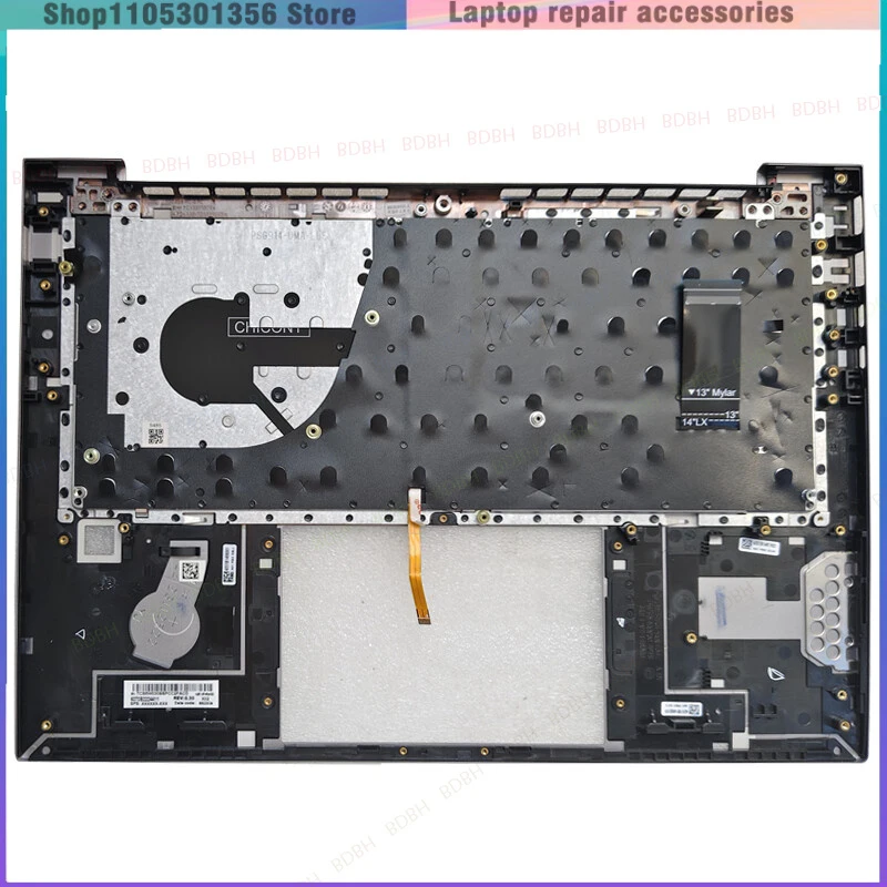 New US Keyboard for HP Zbook Firefly 14 G11 Backlit Palmrest Cover N96594-001
