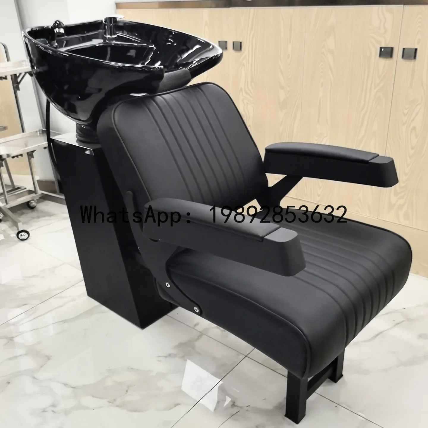 F1  Manufacturer Salon Furniture Barber Shop Special Shampoo Bed Semi-Reclining Sitting Hair Care Shampoo Bed