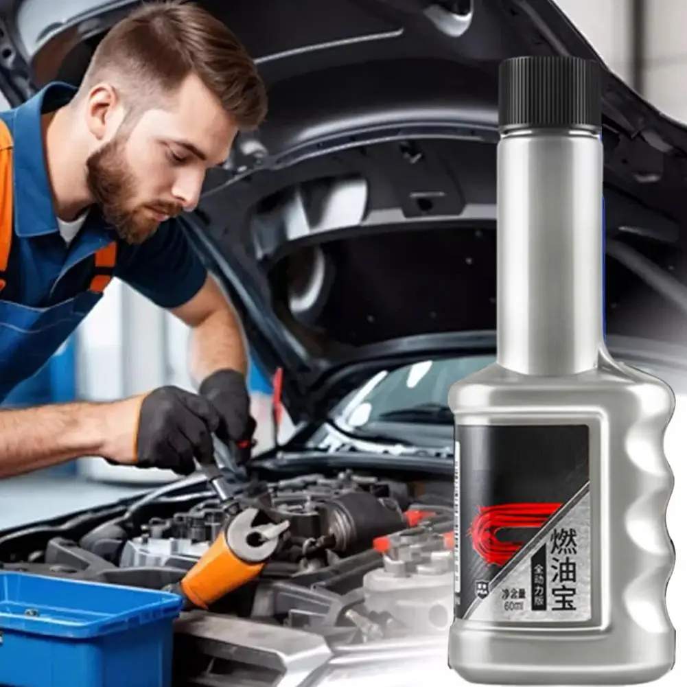 60ml Engine Carbon Cleaner Engine Carbon Deposit Remover Cleaner Catalytic Three-way Engine Booster Catalyst Converter I0G1