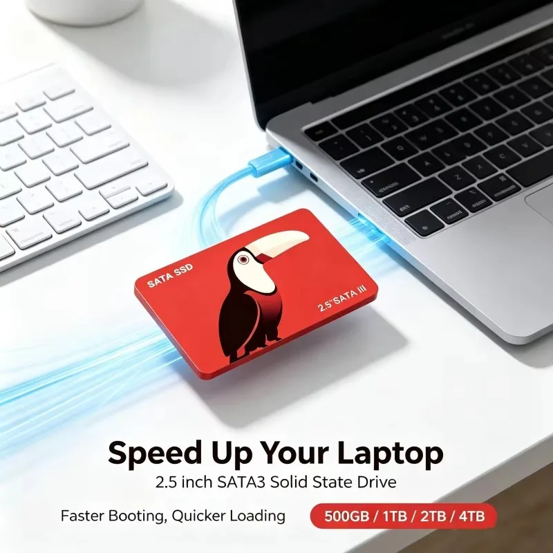 Data Transfer Sata3 SSD Hdd Internal Solid State Drive 500GB 1TB 2.5inch SATA3 2TB 4TB For PC Laptop High Speed Fast SSD PC Data