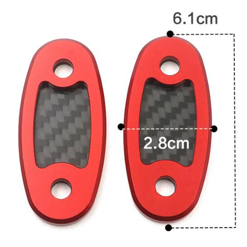 

Easy Install Mirror Block Off Plates Carbon Fiber Black for Honda CBR300R 2015-2017 Track Use