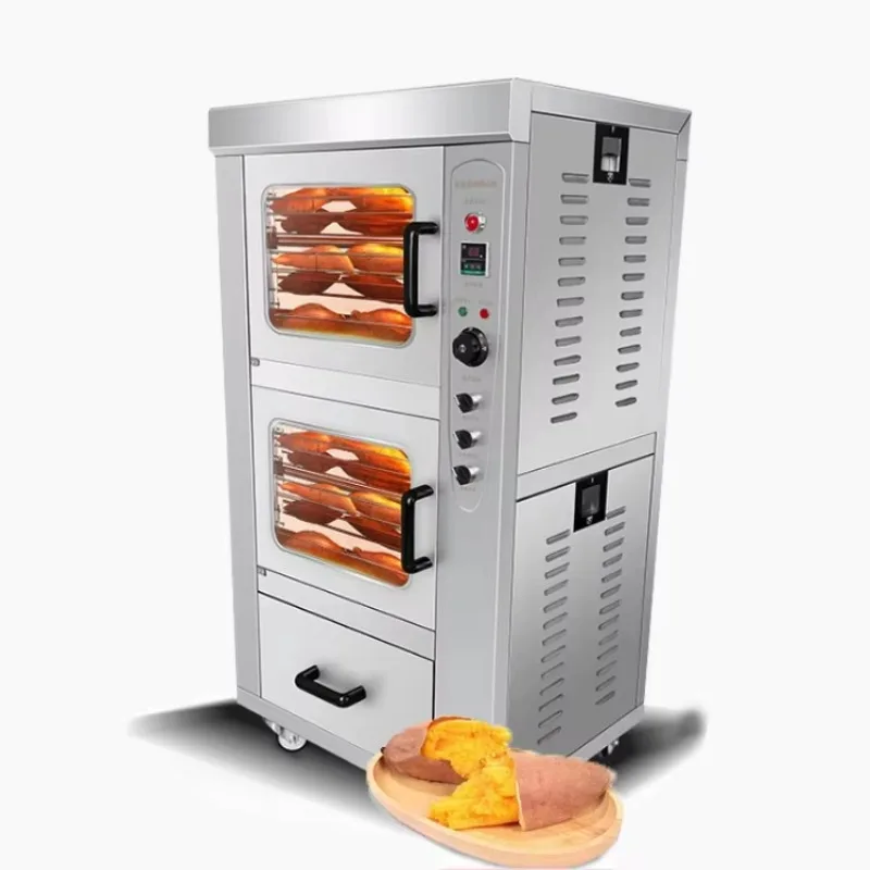 

Sweet Potato Roasting Maker Fresh Corn Roaster Machine Double Layer