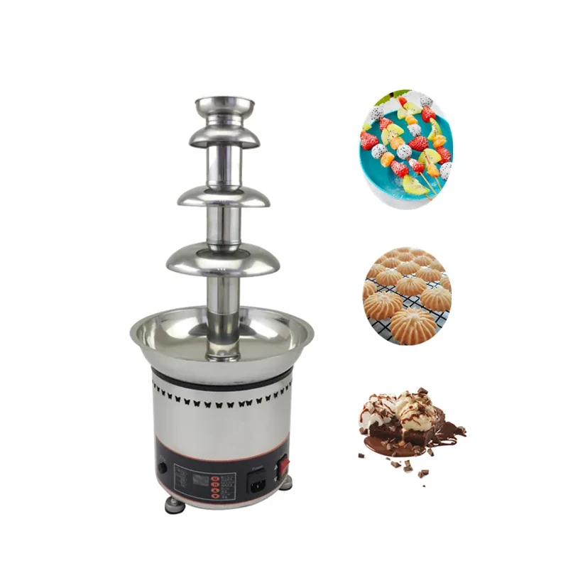 The Most Popular Large Chocolate Waterfall Fountain Machine Pagoda Design