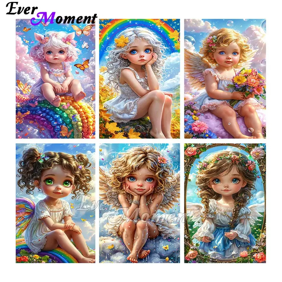 

Cartoon Anime Cute Girl DIY 5D Diamond Painting Kits Kids Children Bedroom Decor Embroidery Diamond Painting Crafts ASF2848