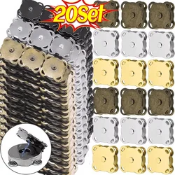 1-20set Magnetische Drukknopen Sluitingen Knoppen Handtas Portemonnee Portemonnee Craft Tas Onderdelen Mini Adsorptie Gesp DIY Craft Groothandel