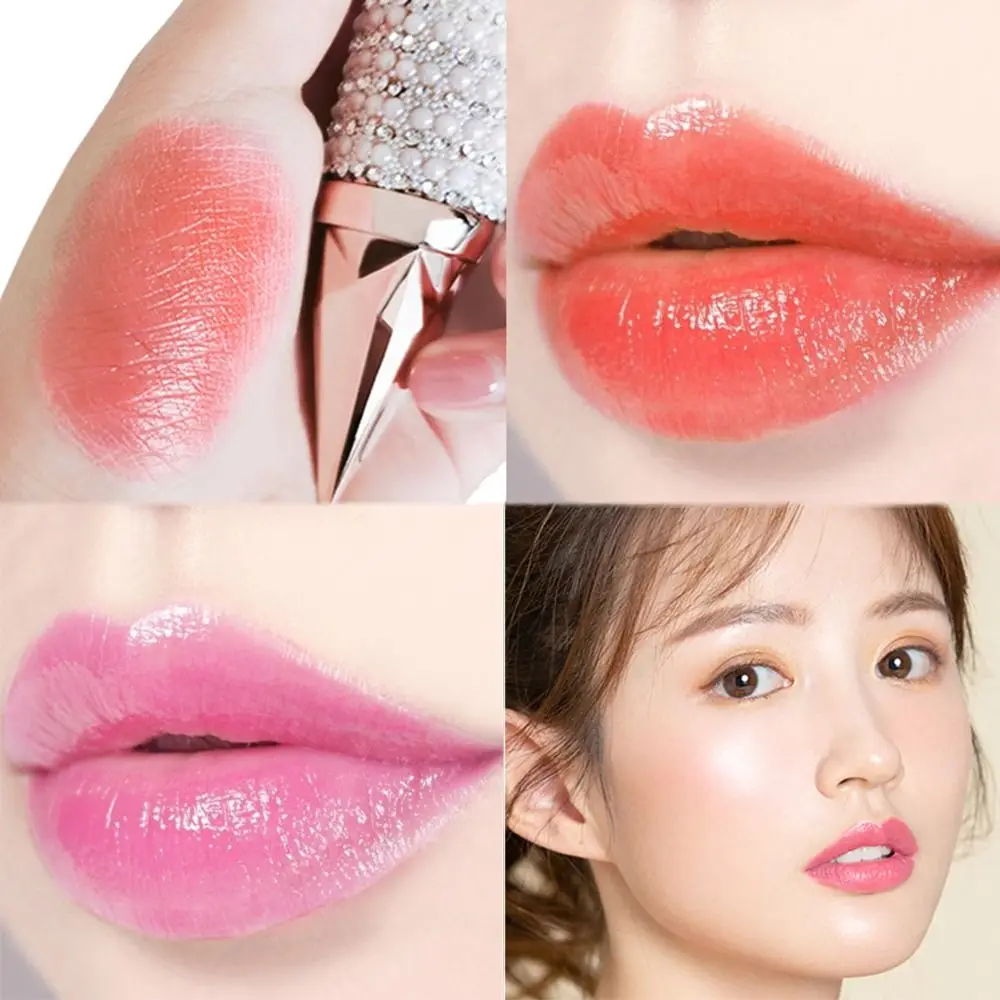 Non-Stick Cup Queen Scepter Lipstick Long Lasting Non Fade Color Changing Lip Balm Moisturizing Waterproof