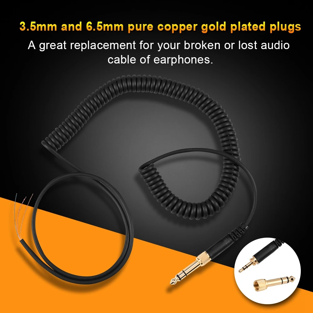 

ZK20 для Beyerdynamic DT 770/770Pro/990/990Pro наушники аудио пружинный провод катушка