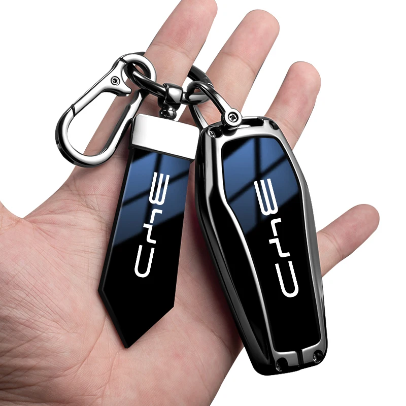 Car Key Case Holder Cover Chain For BYD Atto 3 Han EV Dolphin Durable Second Song Pro Tang Dm QIn PLUS MAX Yuan Car Accessories