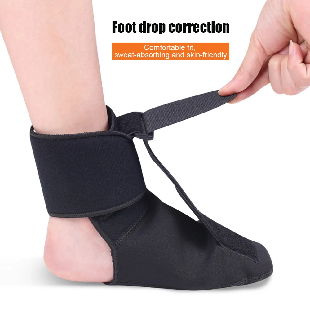 1Pcs Plantar Fasciitis Night Splint Sock Support Dorsal Drop Foot Brace Soft Stretching Boot Splints for Feet, Recovery Socks