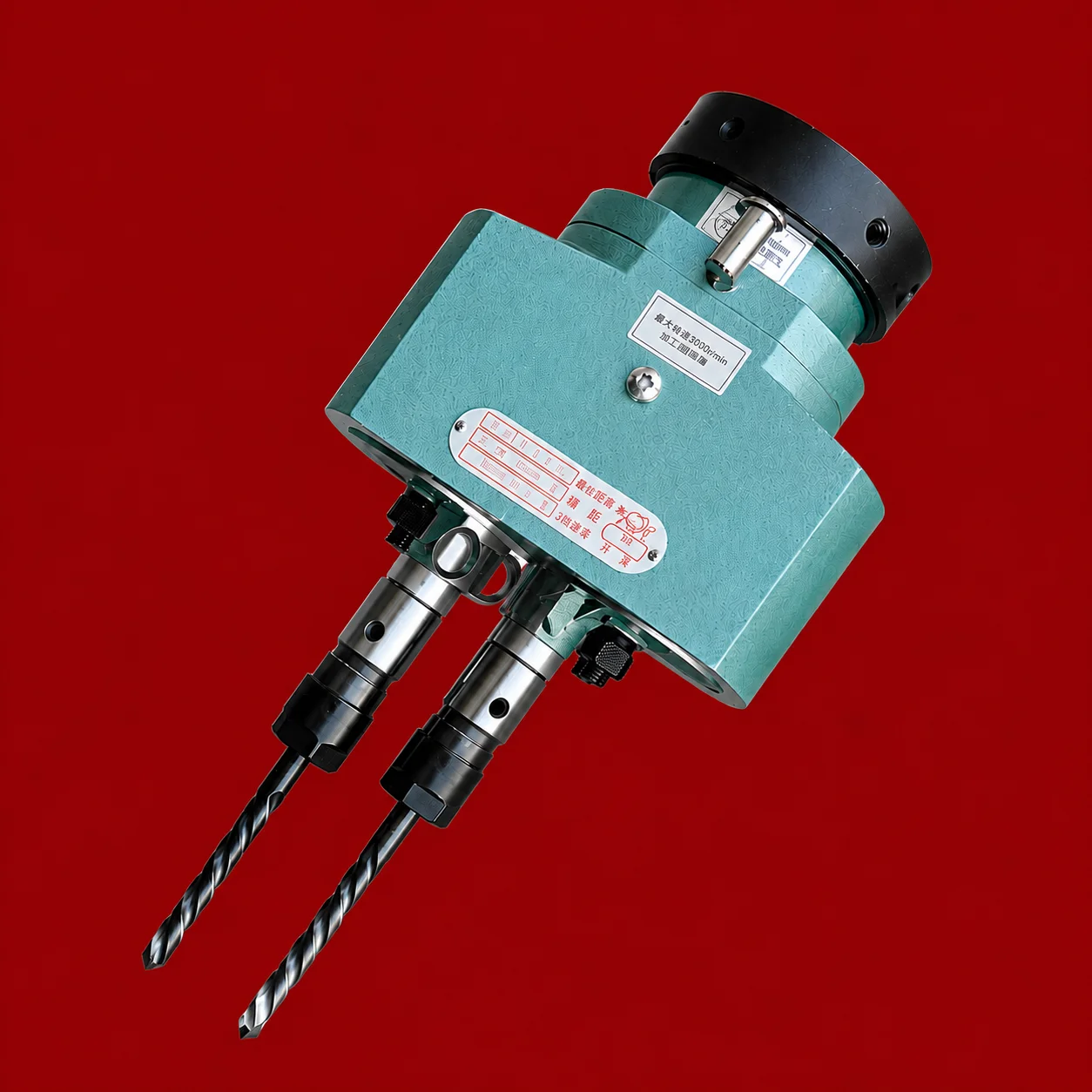 Aluminum Drilling 2 Spindle Adjustable Drill Tap Head for Small Hole Machining Multi Drilling and Tapping Head