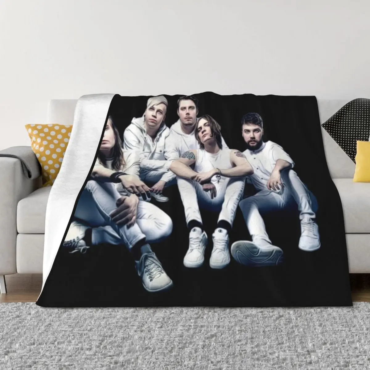 

blind channel Throw Blanket Sofa Quilt Soft Plush Plaid Soft Plaid valentine gift ideas Blankets