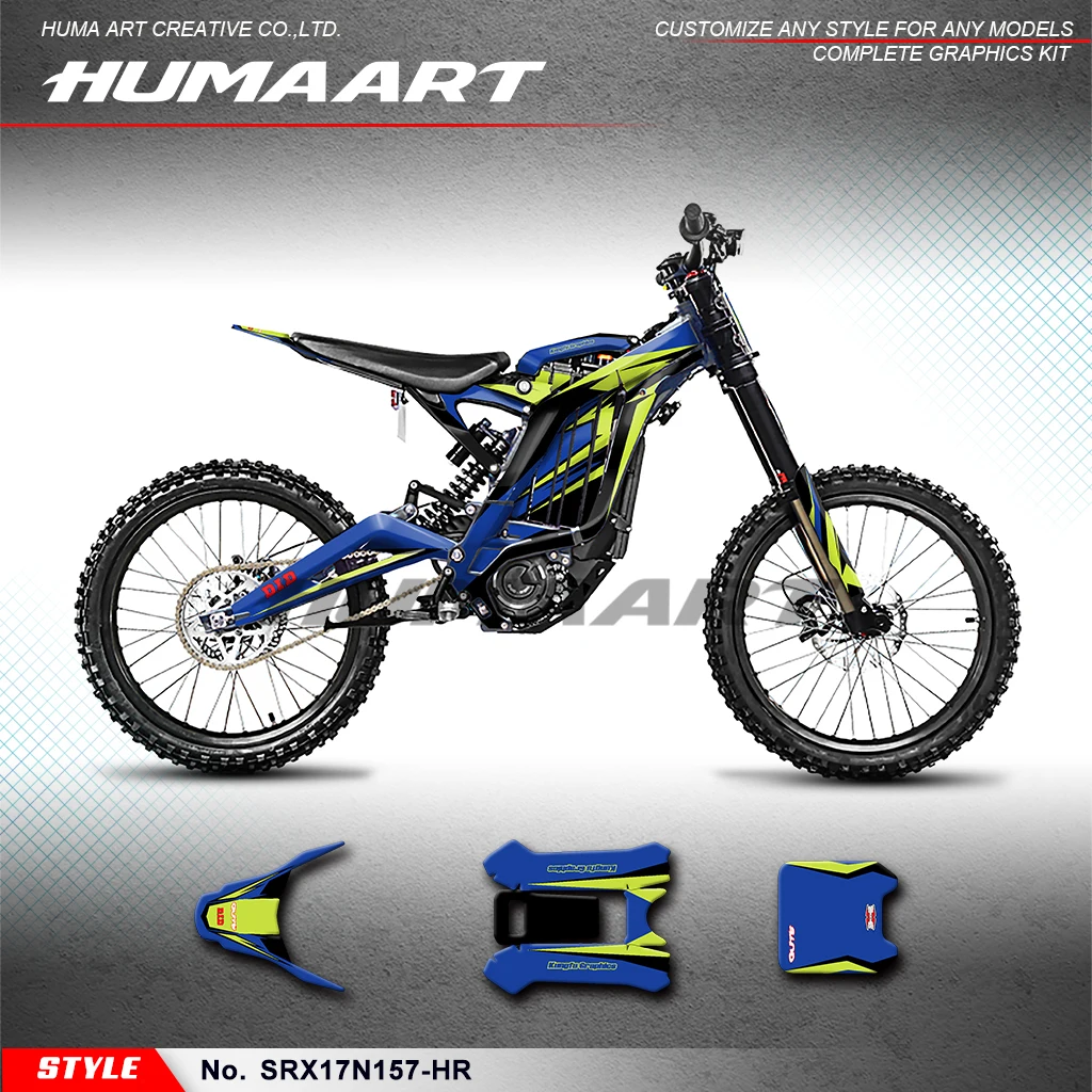 

Комплект графических наклеек HUMAART, клейкая наклейка для велосипеда Light Bee X/S Segway X160 X260, протектор, SRX17N157-HR