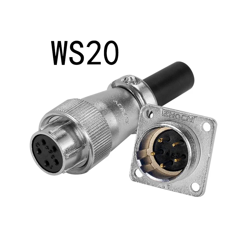 1 Set Aviation Plug-in Socket WS20-2-3-4-5-6-7-9-12 Core TQ/Z Female Connector Male  Home Improvement