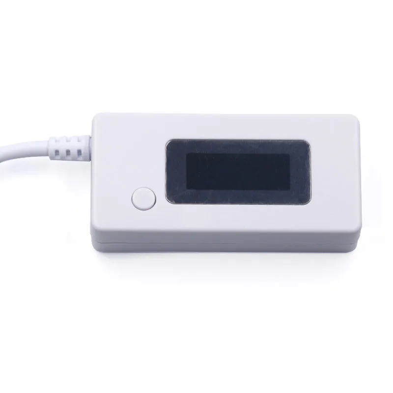White tail USB current and voltmeter monitor, tester, detection meter, mobile phone, charging mobile power supply