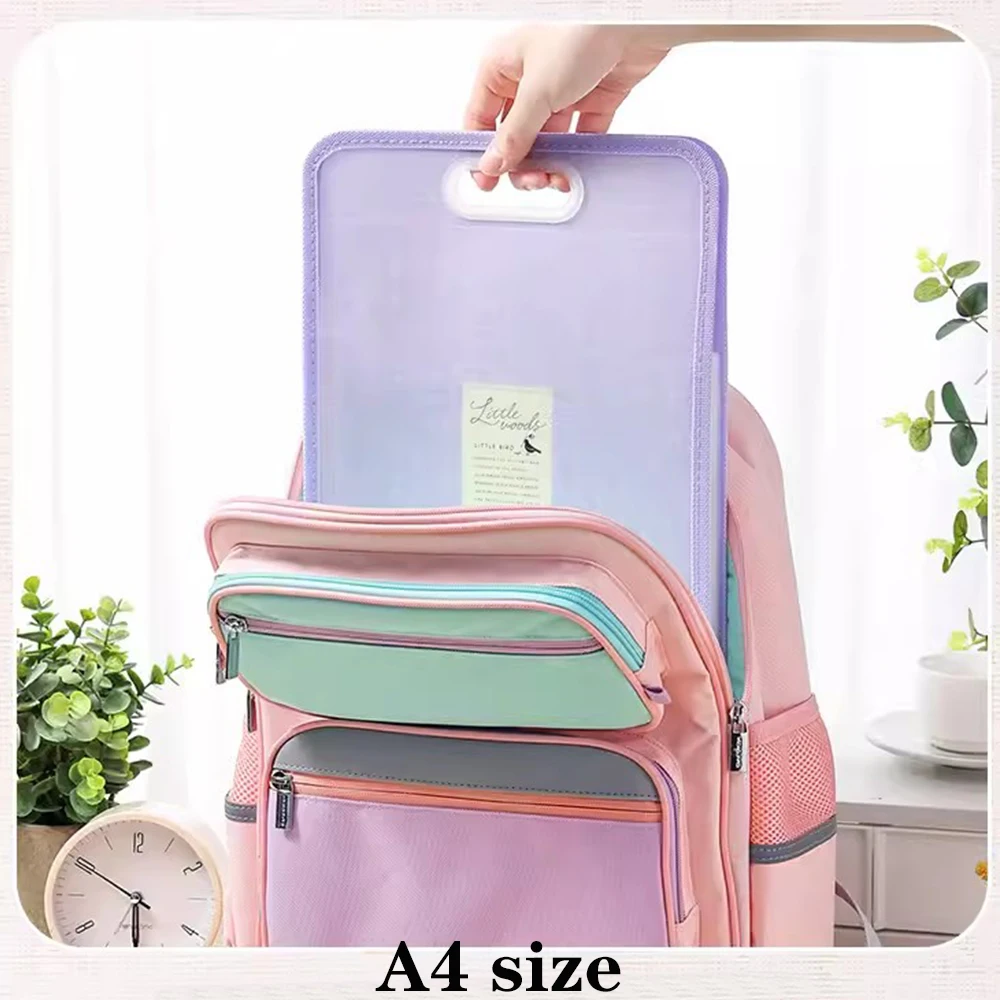 Japan KOKUYO Vertical Organ Bag Large Capacity A4 Folder Test Paper Data Organizer Multi-layer Classified Handheld Stationery