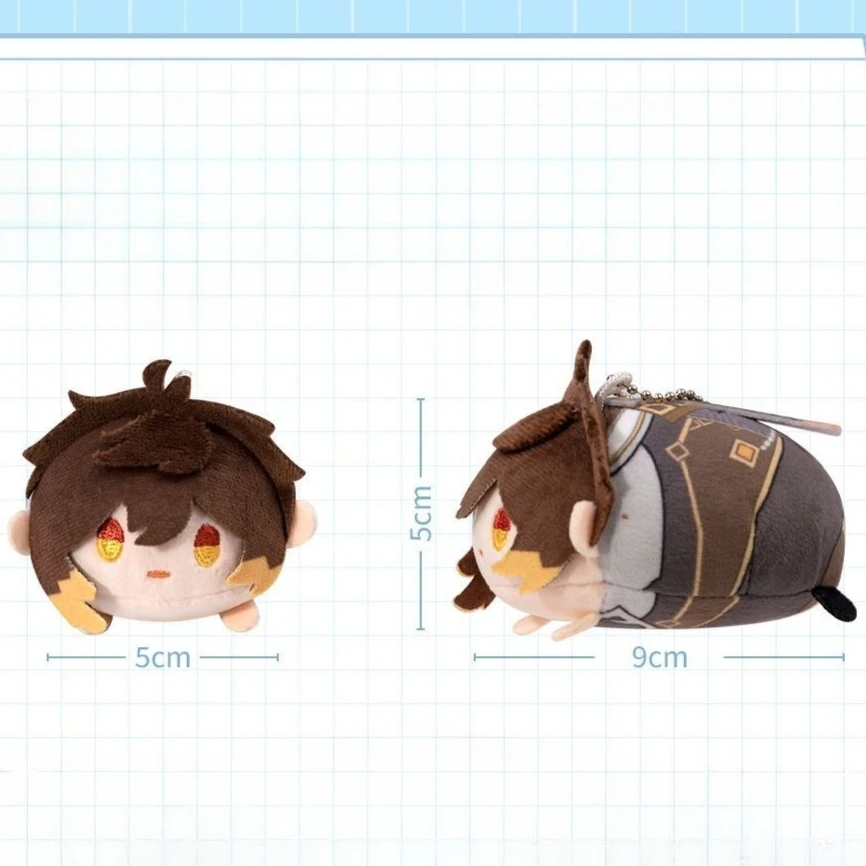 Wholesale Genshin Impact Soft Cotton Doll Plushie Toy Neuvillette Wriothesley Nahida Xiao Venti Mini Kawaii Anime Keychain Gift