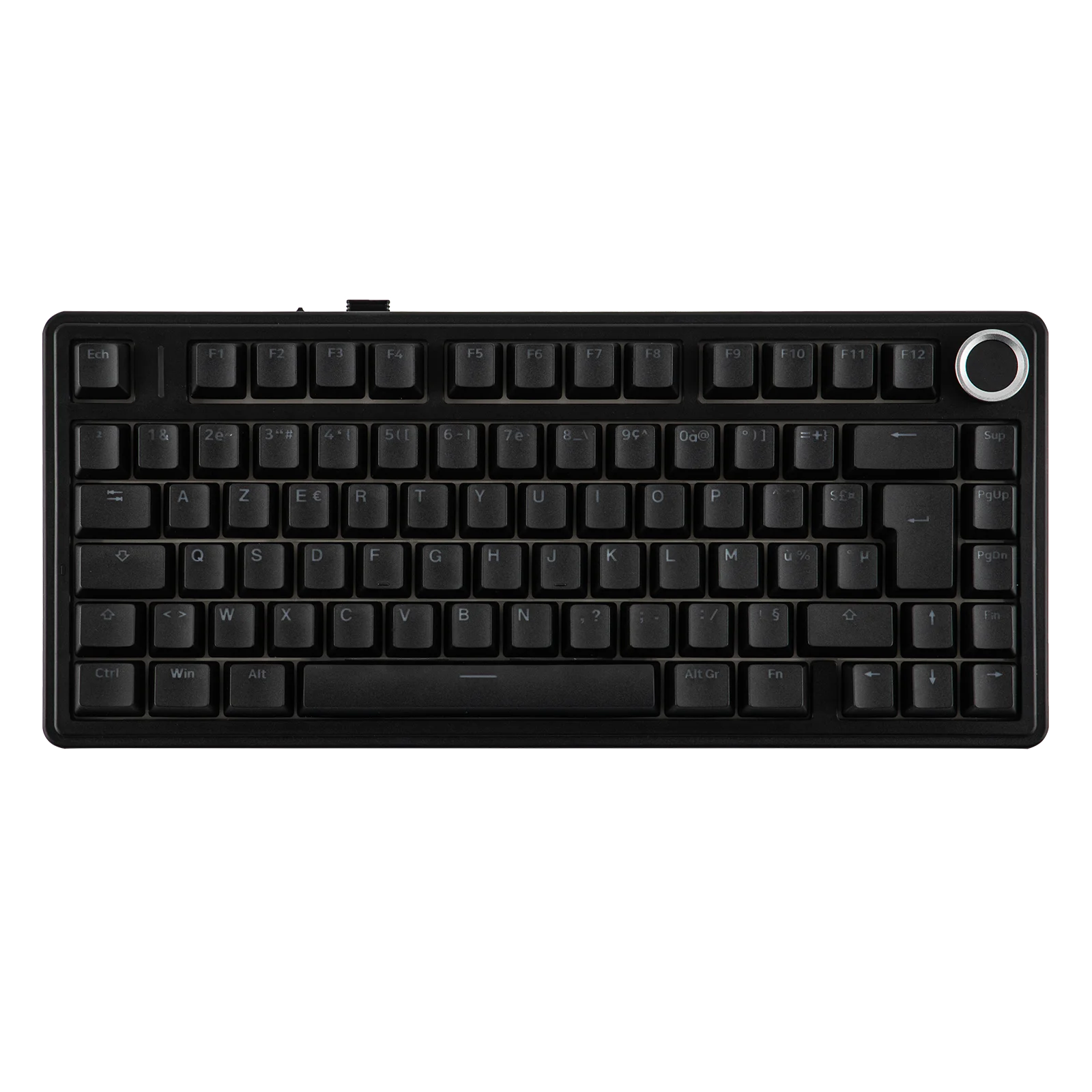 AULA F75 ISO-FR 75% AZERTY Français Clavier de Jeu sans fil BT5.0/Wired/2.4 GHz Clavier de Gaming Mécanique Rétroéclairage RGB Remplaçable à chaud Crémeux Reaper Switches Pour Win/Mac