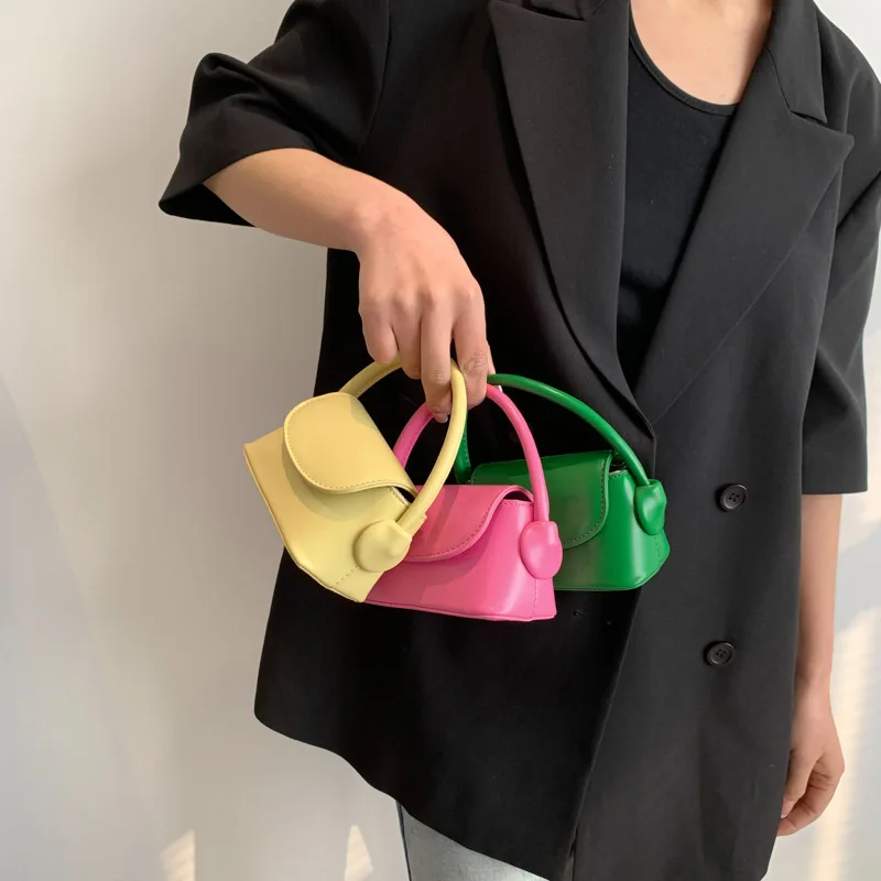 Bolso de mano de estilo coreano para mujer, bolsa de pintalabios cruzada, Simple, informal, Simple, de Color sólido, para padres e hijos, novedad de 2023