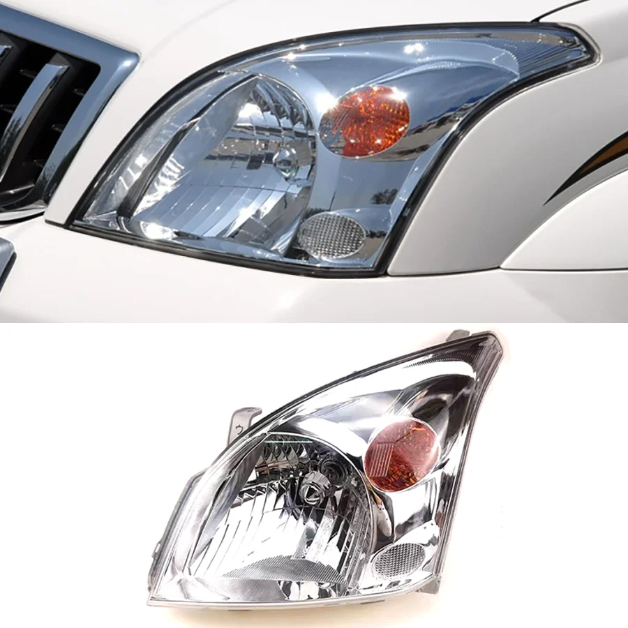 

1Pc Car Front Headlamp Headlight Car Head Light Fog Lamp For Toyota Land Cruiser Prado LC120 2003-2009 Auto Accessories