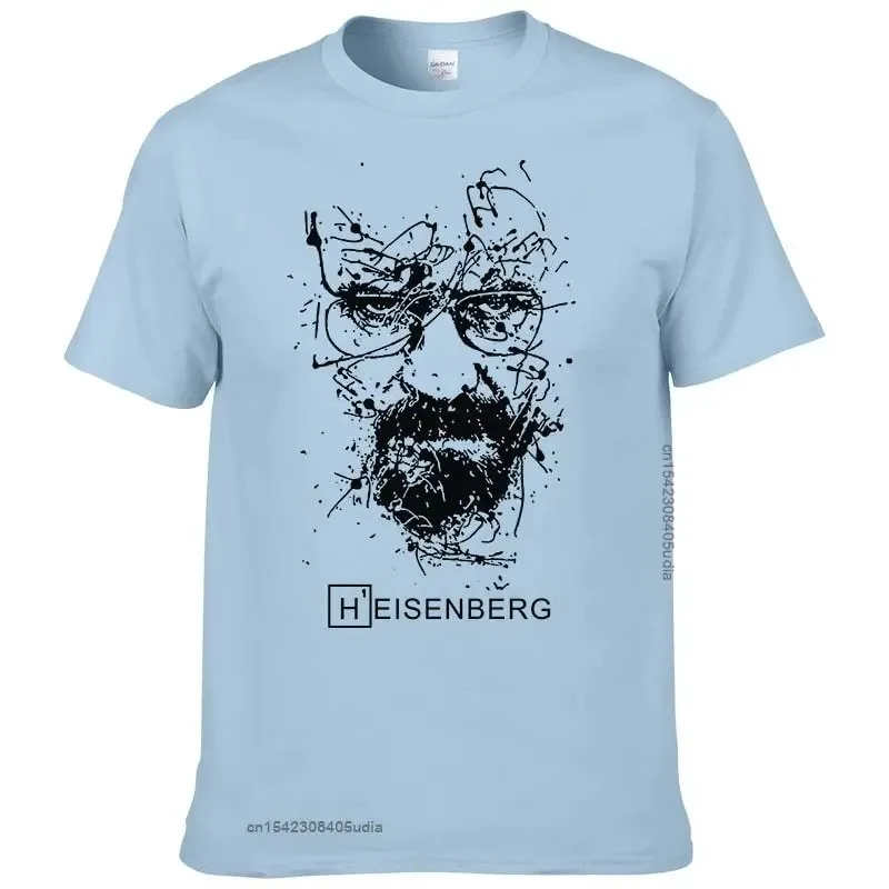 2024 New Fashion Breaking Bad Graphic T Shirts Men Heisenberg Camisetas Hombre Men Cool Tee Shirt for Men Tops Cotton Tshirt