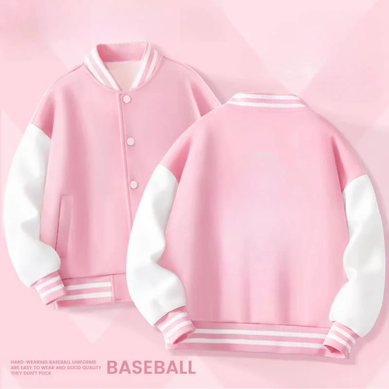 

MINISO Stylish Children Baseball Jacket New Model Autumn Collection Casual Style Korean Version for Girls Infant Top