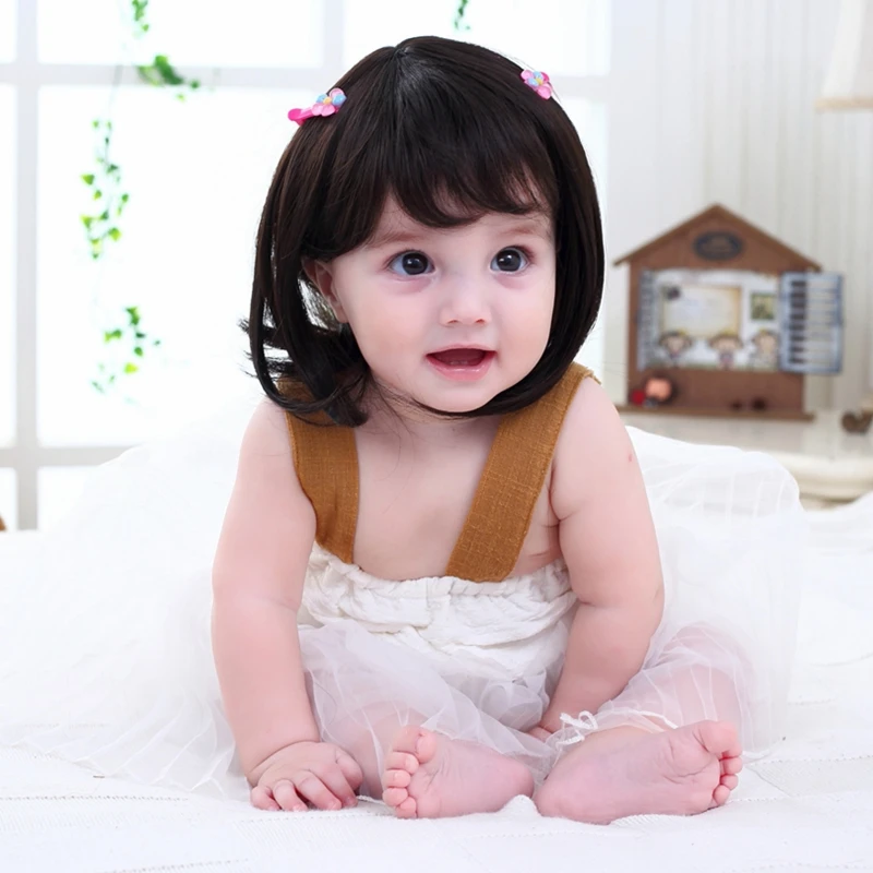 Kids Wigs Toddler Hair Accessories Children\'s Photography Props Fun Cute Headwear for Boys Girls Baby Newborn Modeling Headdress