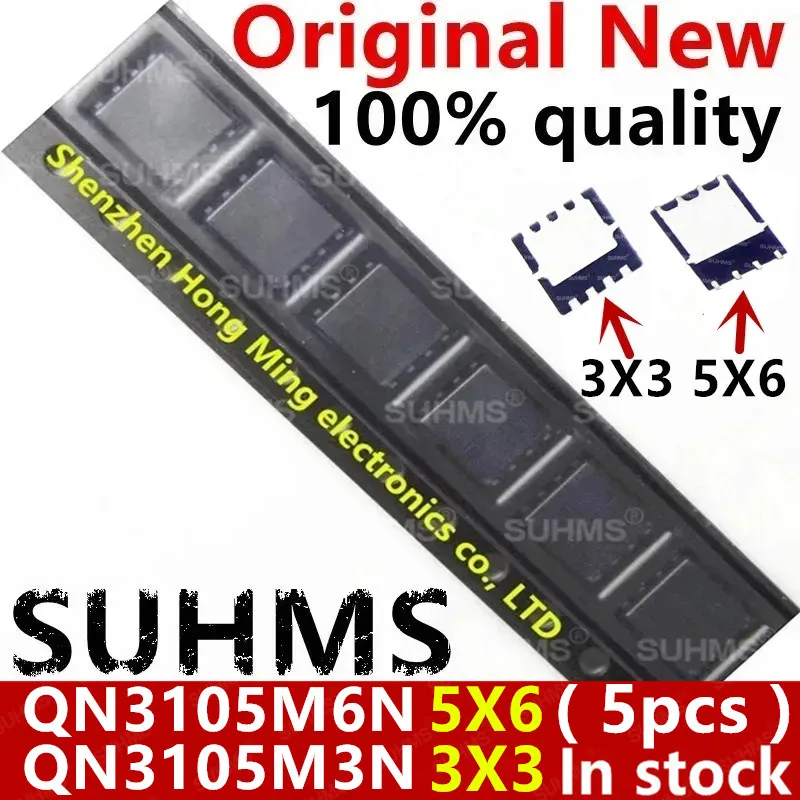 (5piece) 100% New QN3105M6N QN3105M3N QN3105 QFN-8