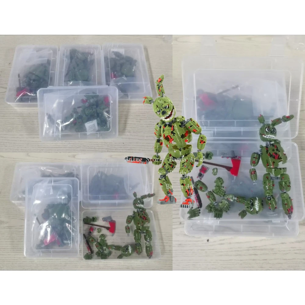 

В наличии: 3D-печатная фигурка Спрингтрэпа T13 из Five Nights at Freddy's 3, многосуставная, подвижная, трансформирующаяся игрушка для подарка