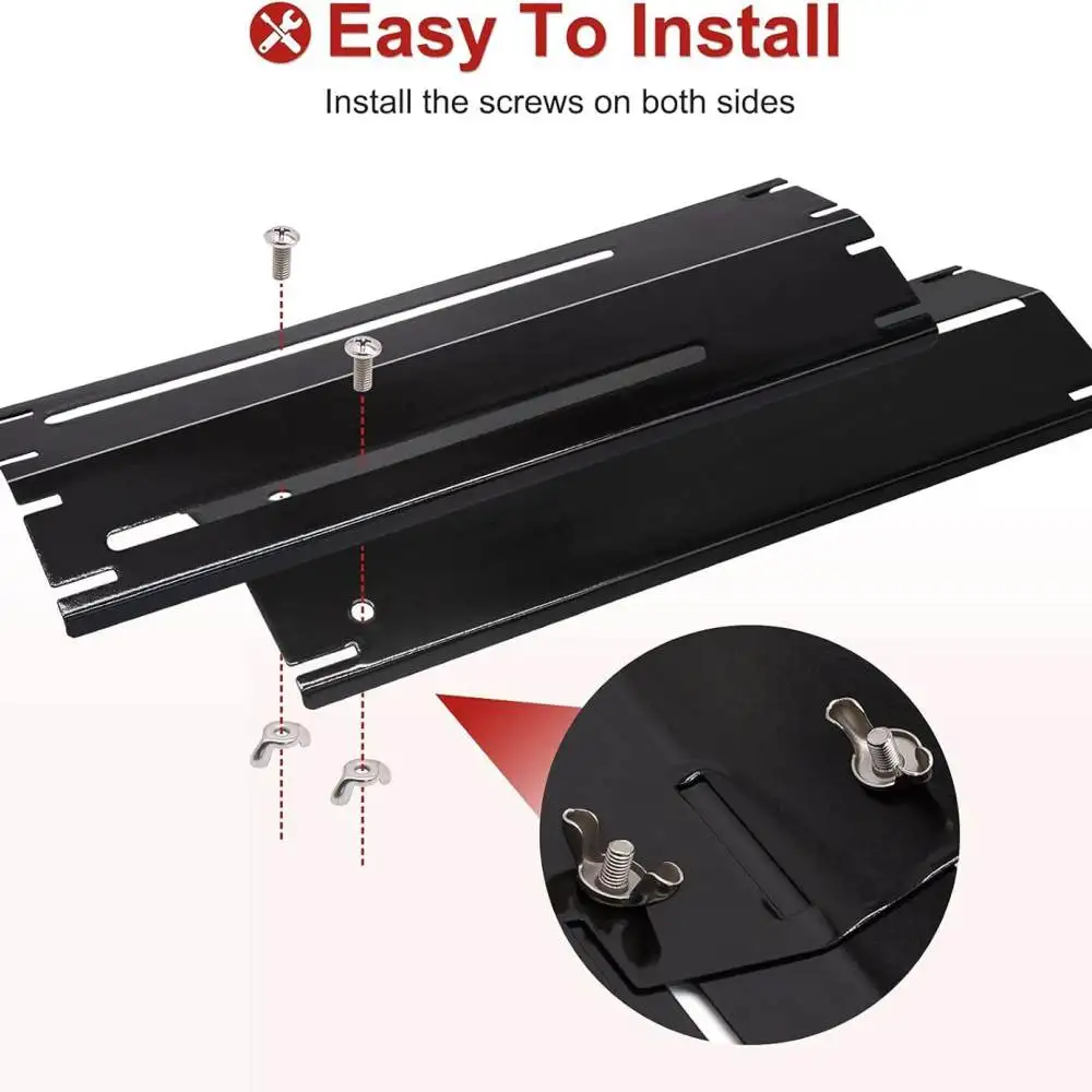 Universal Gas Grill Heat Plate Adjustable Stainless Steel Tent Replacement Parts For Outdoor Barbecue Stove Repair Accessories