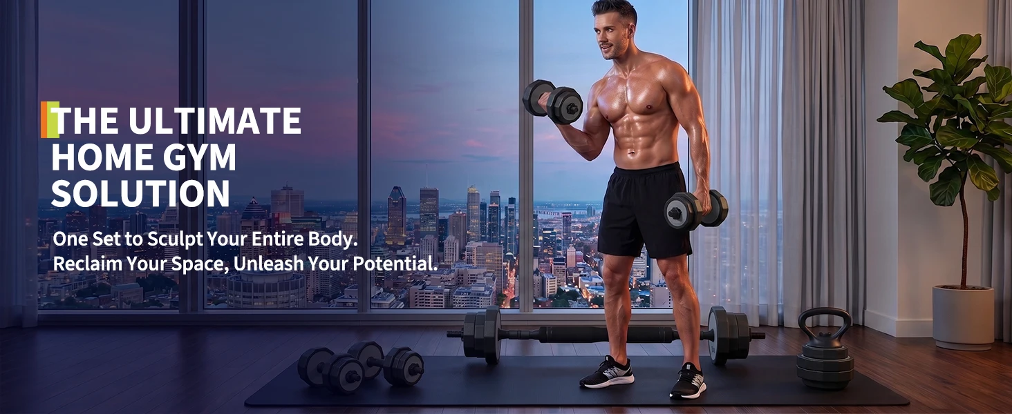 Adjustable Dumbbells Set
