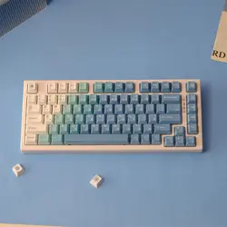 GMK Yeeti Keycaps gradient color keycap Cherry Profile PBT Dye Sublimation Mechanical Keyboard Keycap For MX Switch61/68/87/104