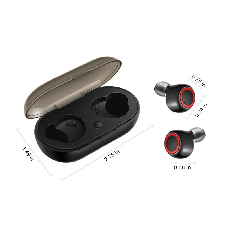 Słuchawki Bluetooth Y50 Słuchawki douszne Bluetooth 50 do biegania sportowe stereo z mikrofonem Słuchawki bezprzewodowe