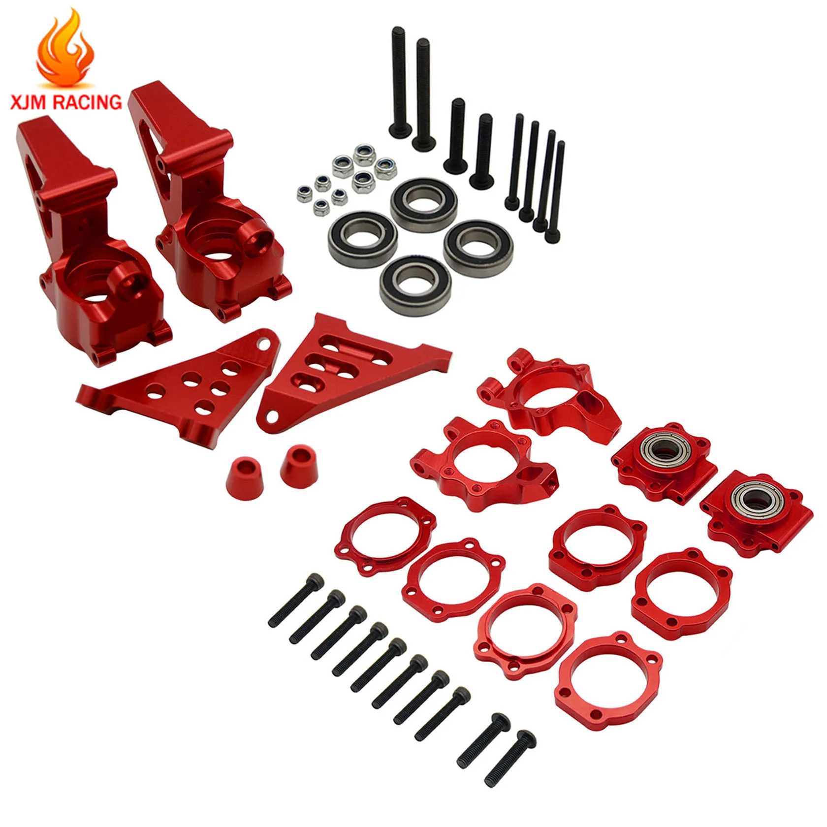 TAO Alloy Front or Rear Wheel Hub Carrier Set for 1/5 Hpi Rofun Rovan Km GTB Racing Baja 5b 5t 5sc SS TRUCK Rc Car Toy Parts
