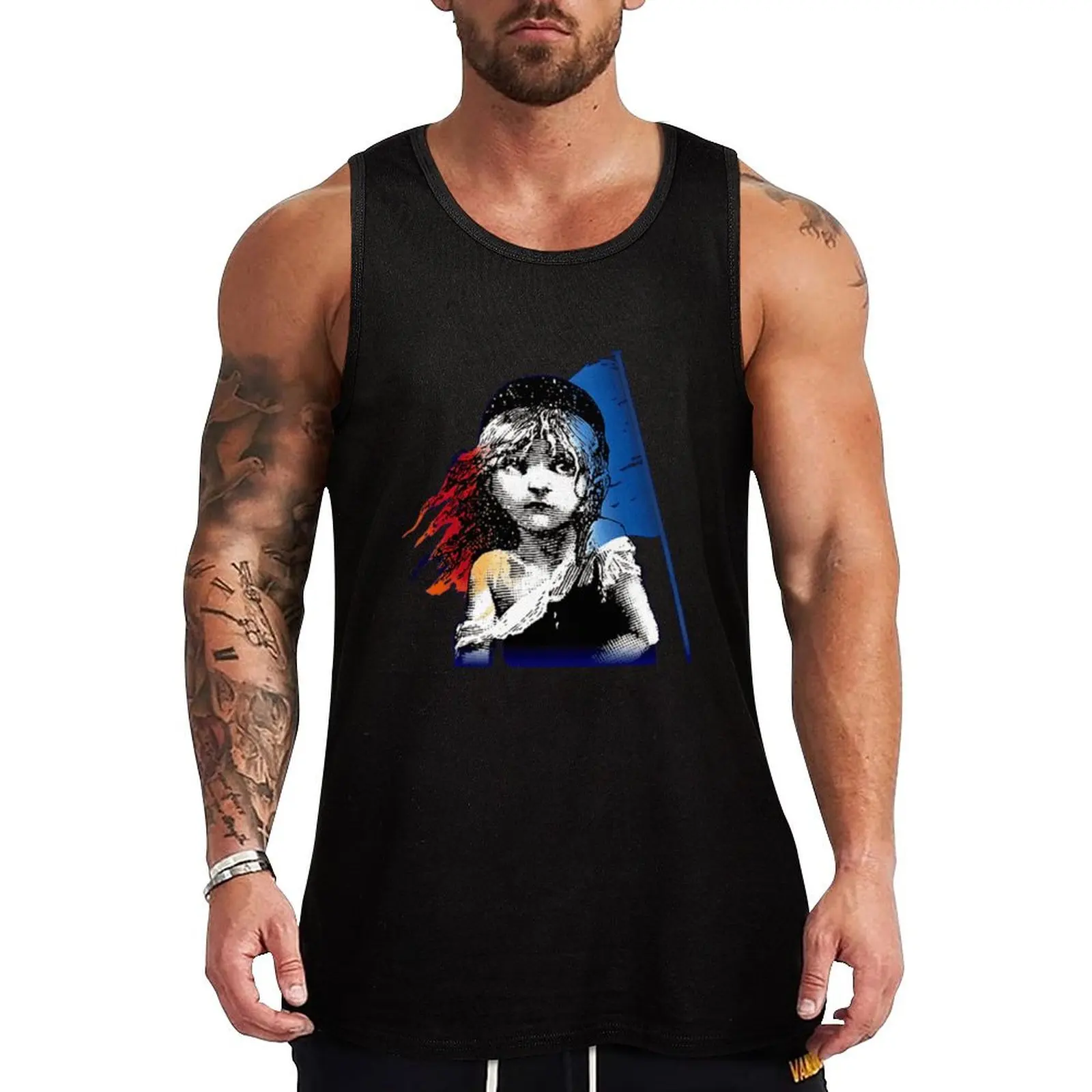 

Les Mis Tank Top gym t-shirts bodybuilding