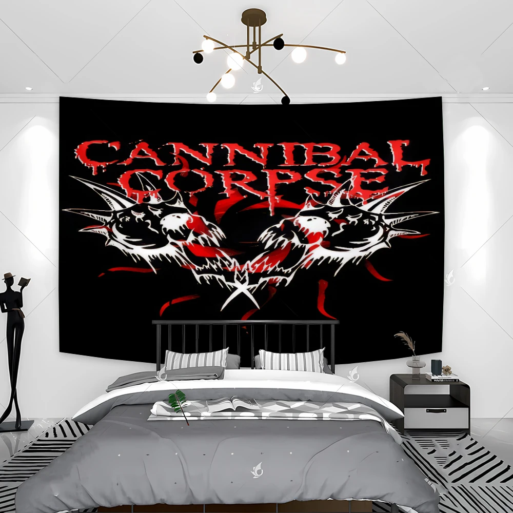 Cannibal Corpses Tapestry Home Decor Aesthetic Wall Hanging Bedroom Domitory Background Cloth Birthday Gift