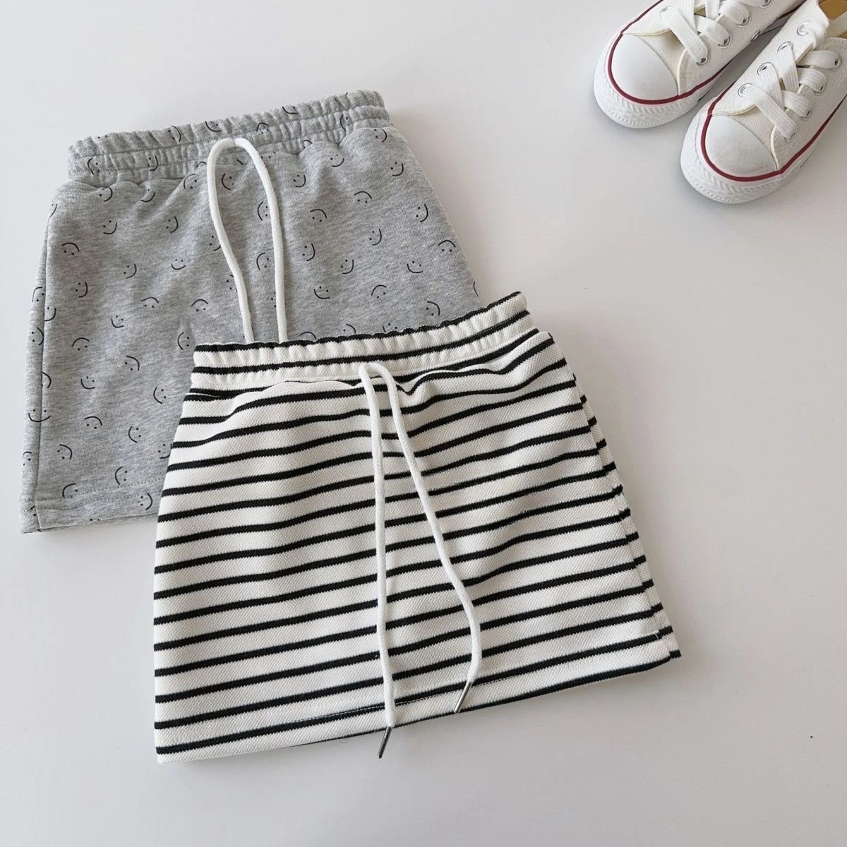 Girls Short Skirt Spring and Summer Korean Version Casual Half Body A-line Skirt Daily Stylish Simple and Versatile Wear