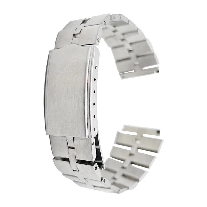 20mm Fishbone Straight End Steel Watch Band Strap Bracelet For Seiko 6138 0040 BVT 04770 Watches