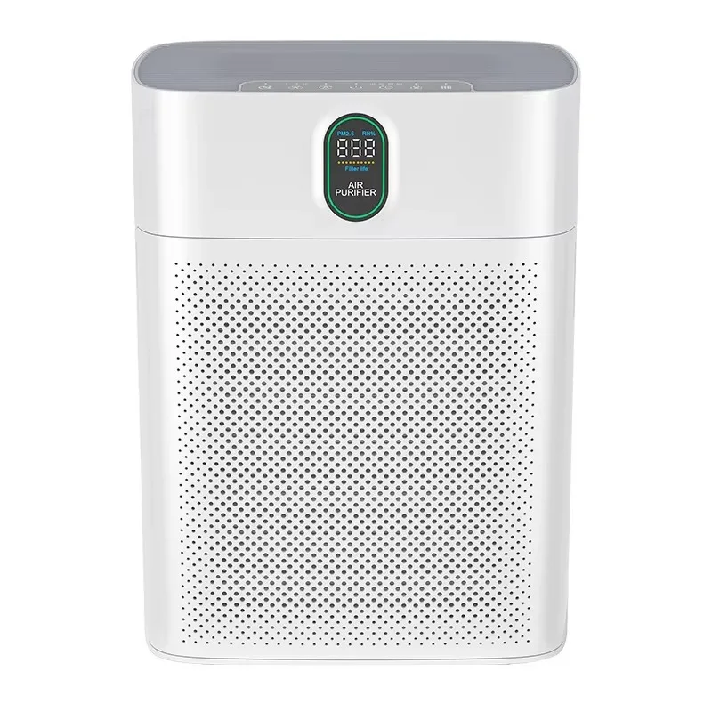 Desktop air Purifier for Home Use HEPA Filter Removes Particulates Dust Mites Dual-sided Intake Remote Control