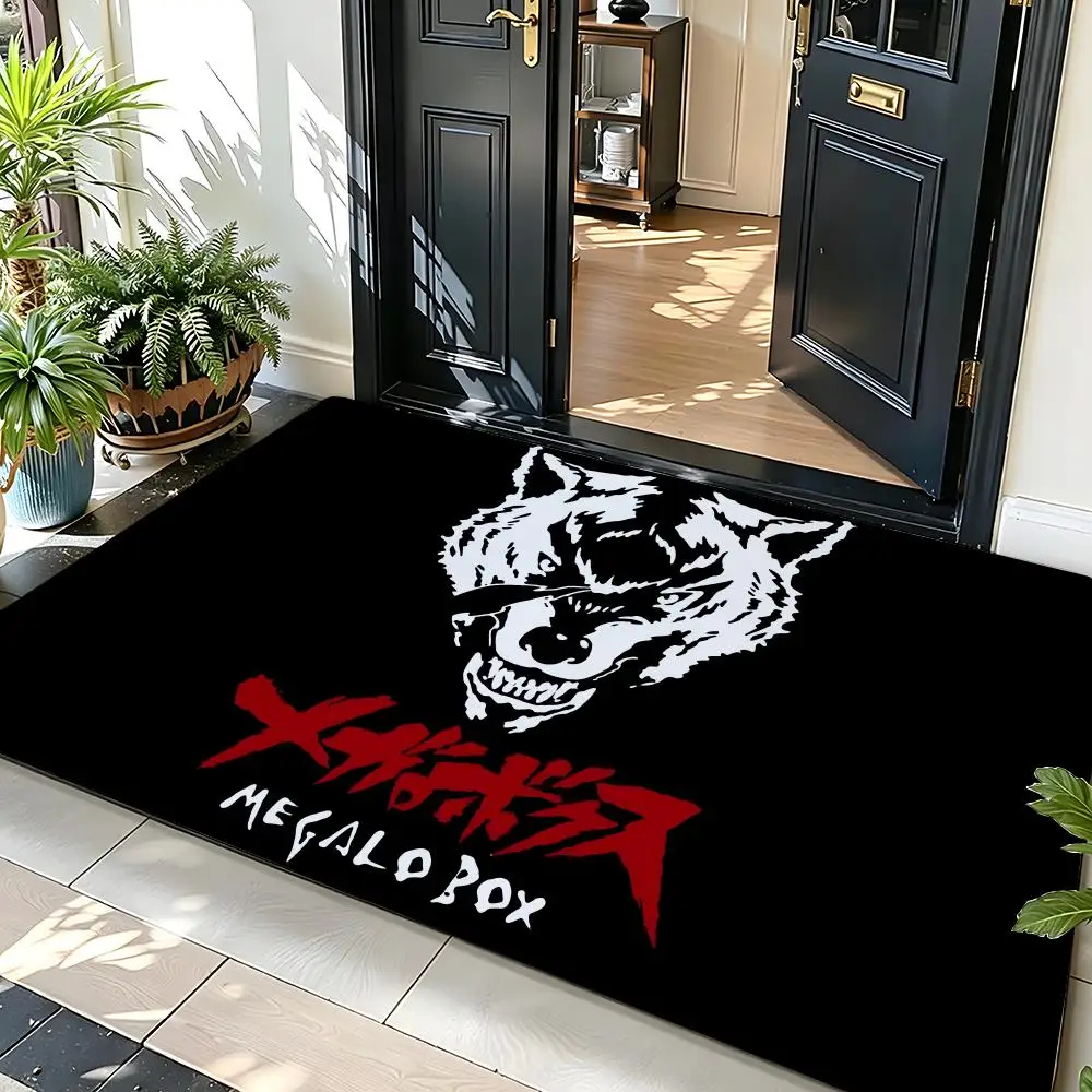 Anime M-Megalo B-Box Floor Mat Soft Flannel Floor Mat  Suitable for Entryways, Living Rooms, Bedrooms, and Bathrooms