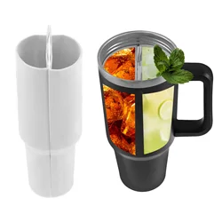 2-in-1 Drink Separator Silicone Liner for Stanley Cup 40 oz Cup Divider Accessories Inner Cup Section Tray for Dual-Sided Drink