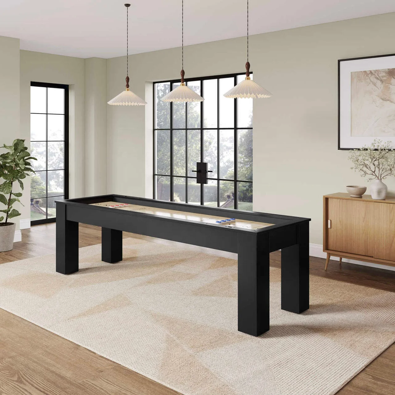 Home Furniture Multi Function Shuffleboard Table Rotating Pool Table 7ft With Billiards Air Hockey Table Tennis and Dinning