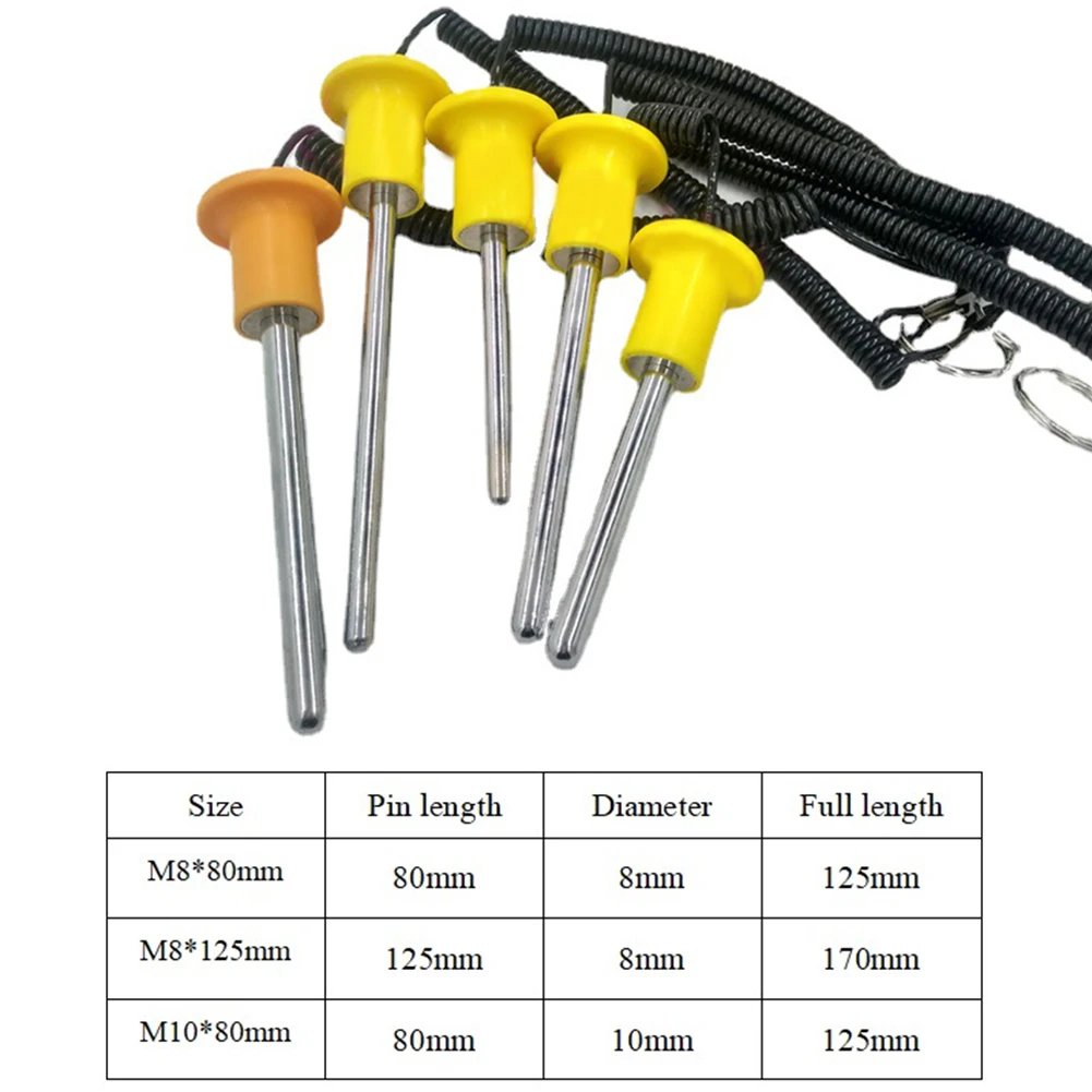 Steel Quick-Move Weight Plate Loading Pin Reinforced Magnetic Bolt For Barbell Exercises Gym Machines Magnetic Fitness Accessory