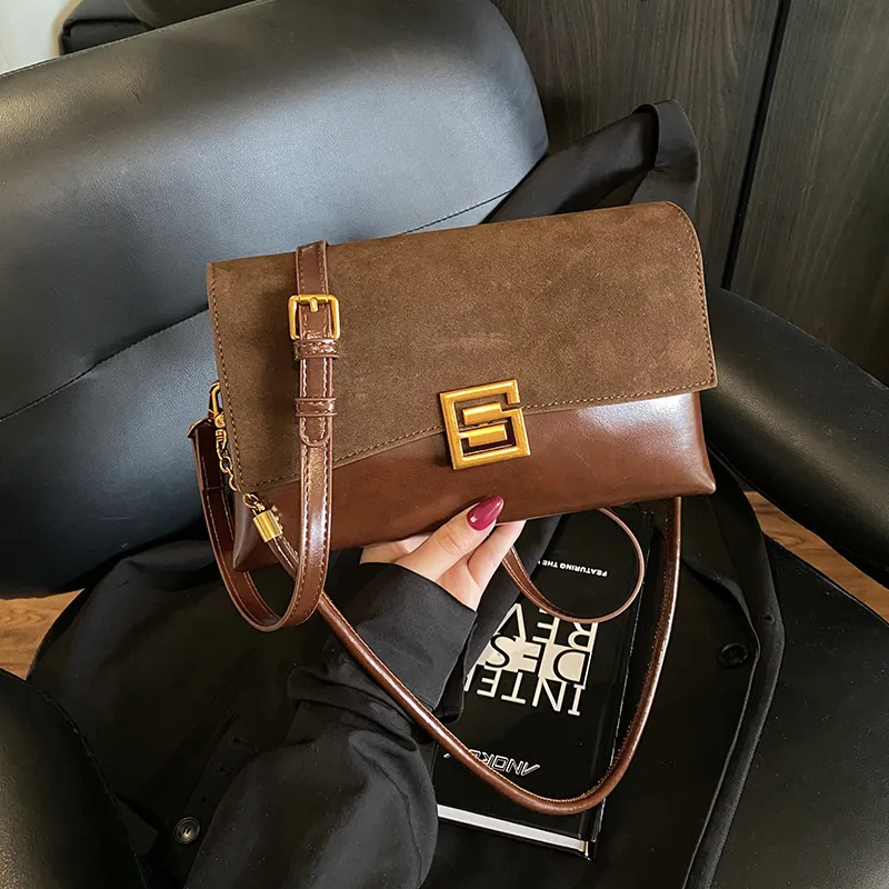 

Women's Winter Trendy Versatile Shoulder Underarm Bag - New Design Luxury Texture Unique French Baguette Bag