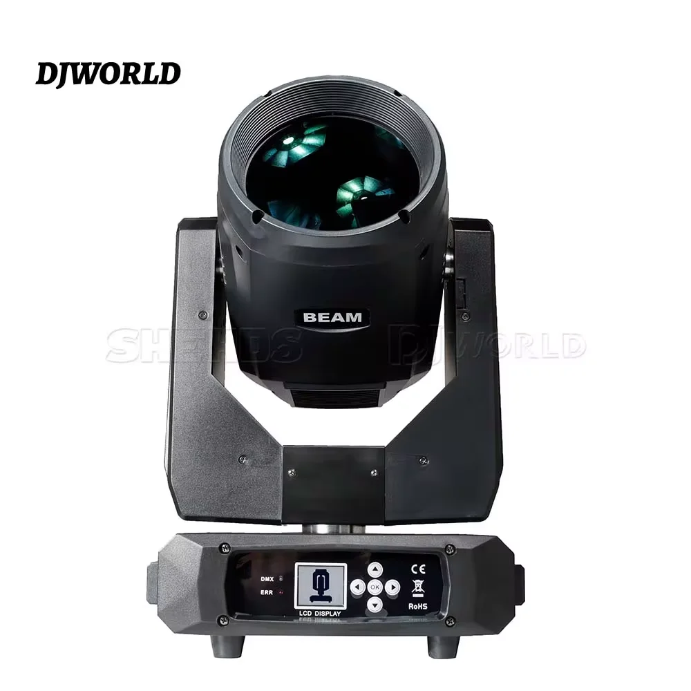 LED Moving Head Beam Light, Spot Stage equipamentos, controlador DMX para DJ, Disco, KTV, Bar, iluminação de boate, 295W, 12R