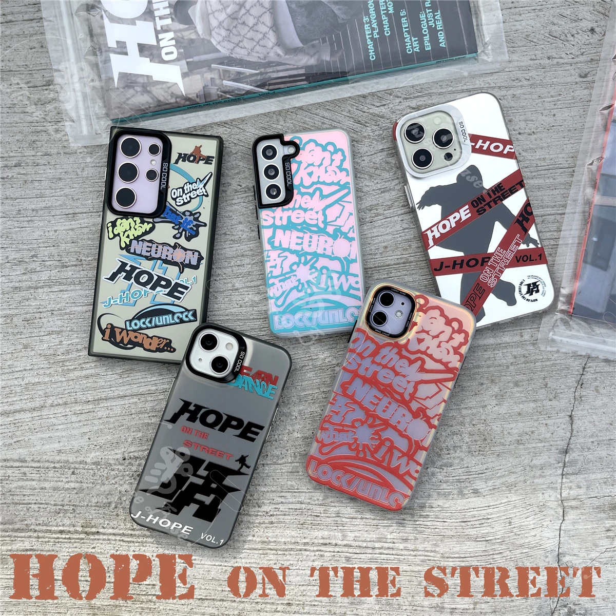 Phone Cover JHOPE OnTheStreet For iPhone 16 PRO MAX 16PLUS 15 PRO MAX 8PLUS XR XS MAX 11 Pro max 12 Pro 13Mini 13 Pro 14 Pro max