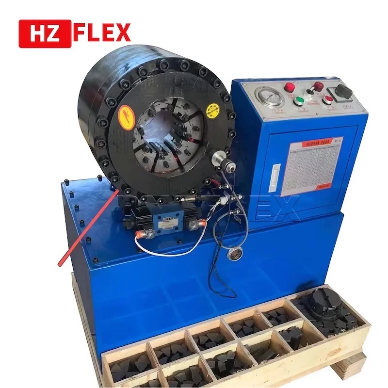 Metal pipe pressing swaging machine 112mm outside diameter steel pipe crimping machine