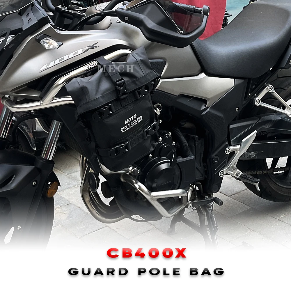 

Motorcycle Frame Crash Bars Waterproof Bag Bumper Repair Tool Placement Bag For HONDA CB400X CB 400 CB400 X