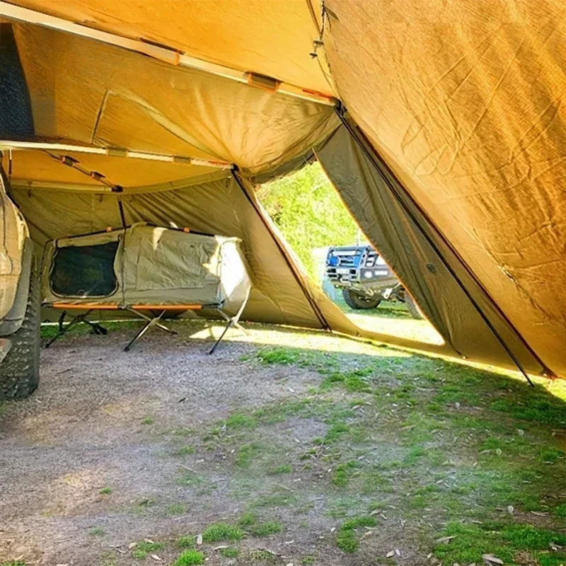 高品質なオーバーランド車用ルーフサイドオーニング。壁面キット - Awning Side Wall Kit のレビューと価格