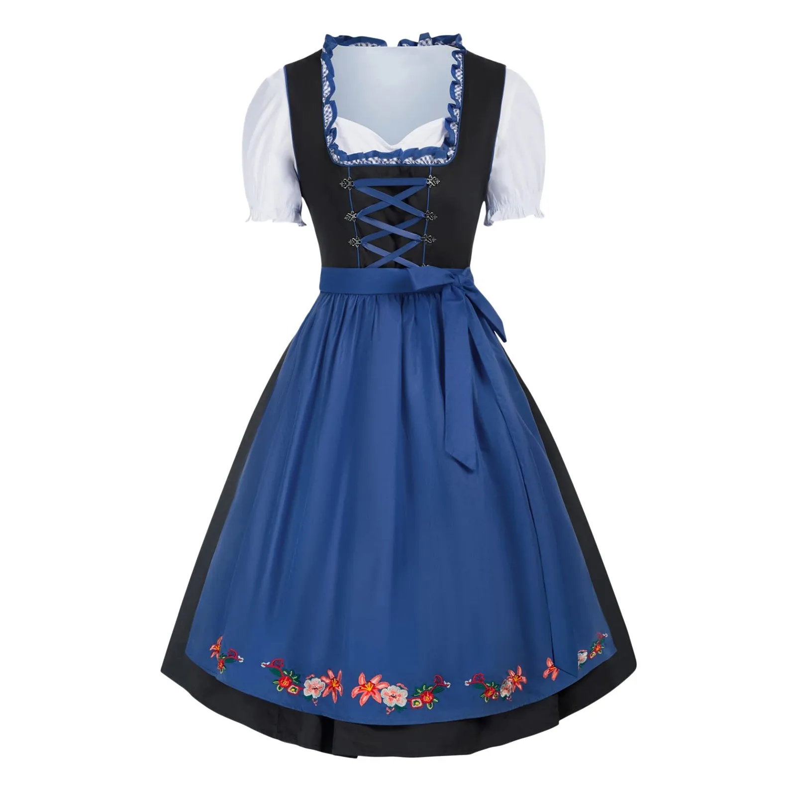 2024 Oktoberfest Germany Beer Carnaval Festival October Dirndl Skirt Dress Apron Blouse Gown Costume Girl Women Fancy Dress